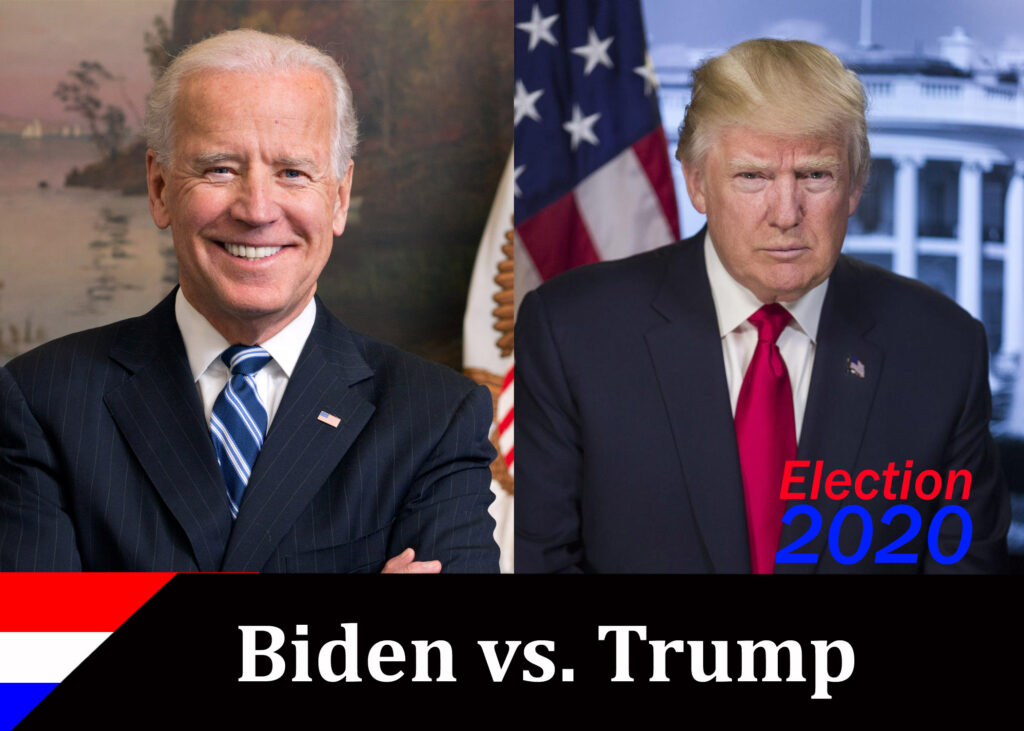 biden vs trump trading card