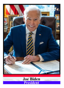 2022 joe biden trading card