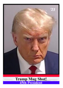 Trump Mug Shot Trading Card