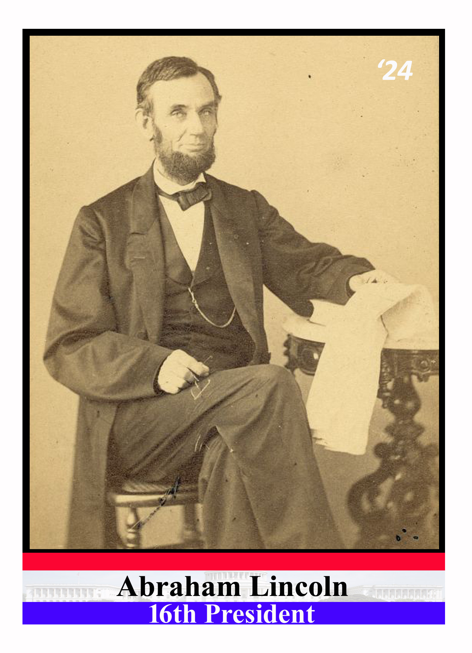 2024 Political Trading Cards Abraham Lincoln