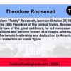 2024 Political Trading Cards Theodore Roosevelt - Image 2