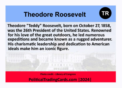 2024 Political Trading Cards Theodore Roosevelt - Image 2