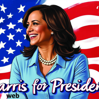 2024 kamala harris trading card