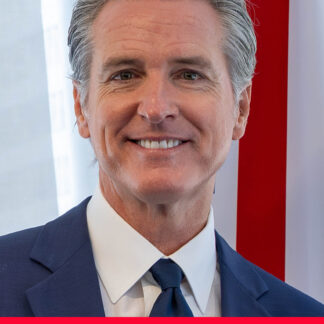 2026 Gavin Newsom politcal trading card